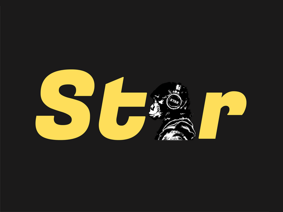star yellow black logo